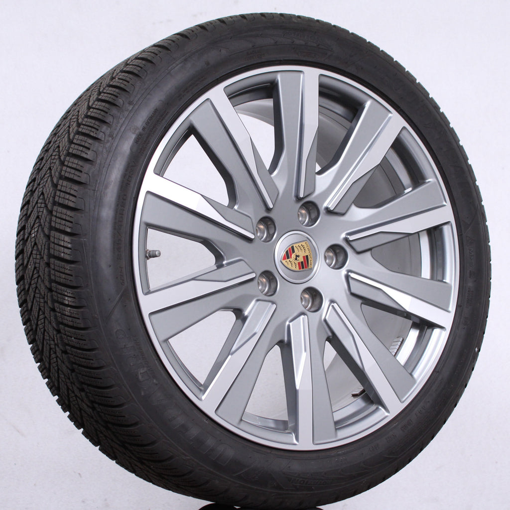 Original Porsche Taycan Turbo Tequipment 20 Zoll Alufelgen Winterreifen (2e735)