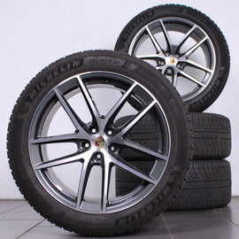 20 Zoll original Porsche Macan II III Turbo GTS Felgen Winterreifen (bdf32)