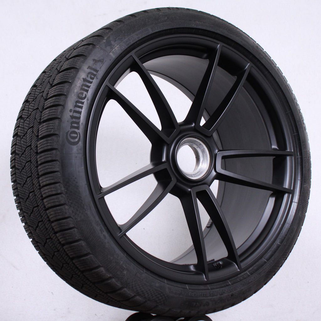 20 21 Zoll Original Porsche 911 992 Carerra GTS Zentralverschluss Alufelgen Winterreifen (ba55c)