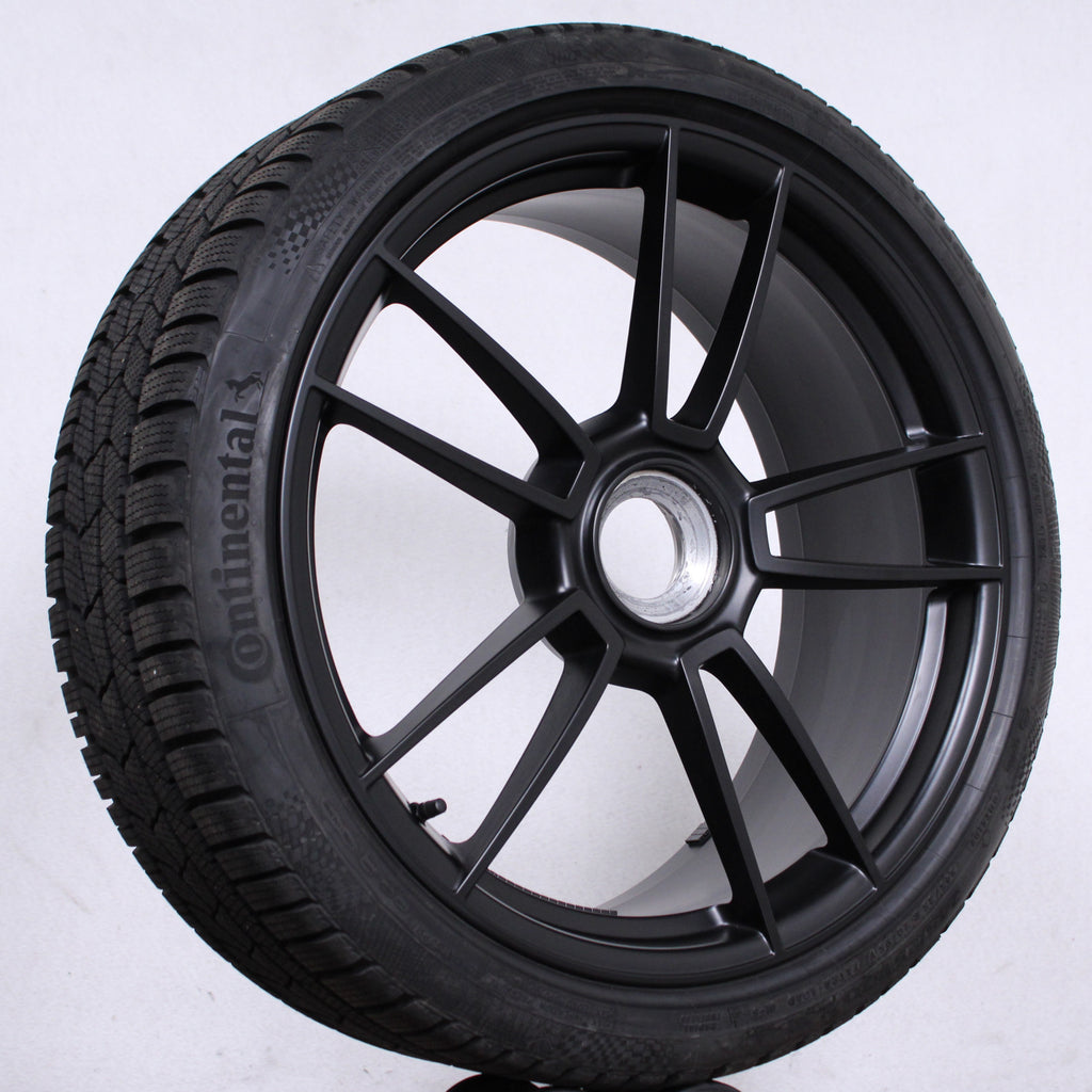 20 21 Zoll Original Porsche 911 992 Carerra GTS Zentralverschluss Alufelgen Winterreifen (ba55c)