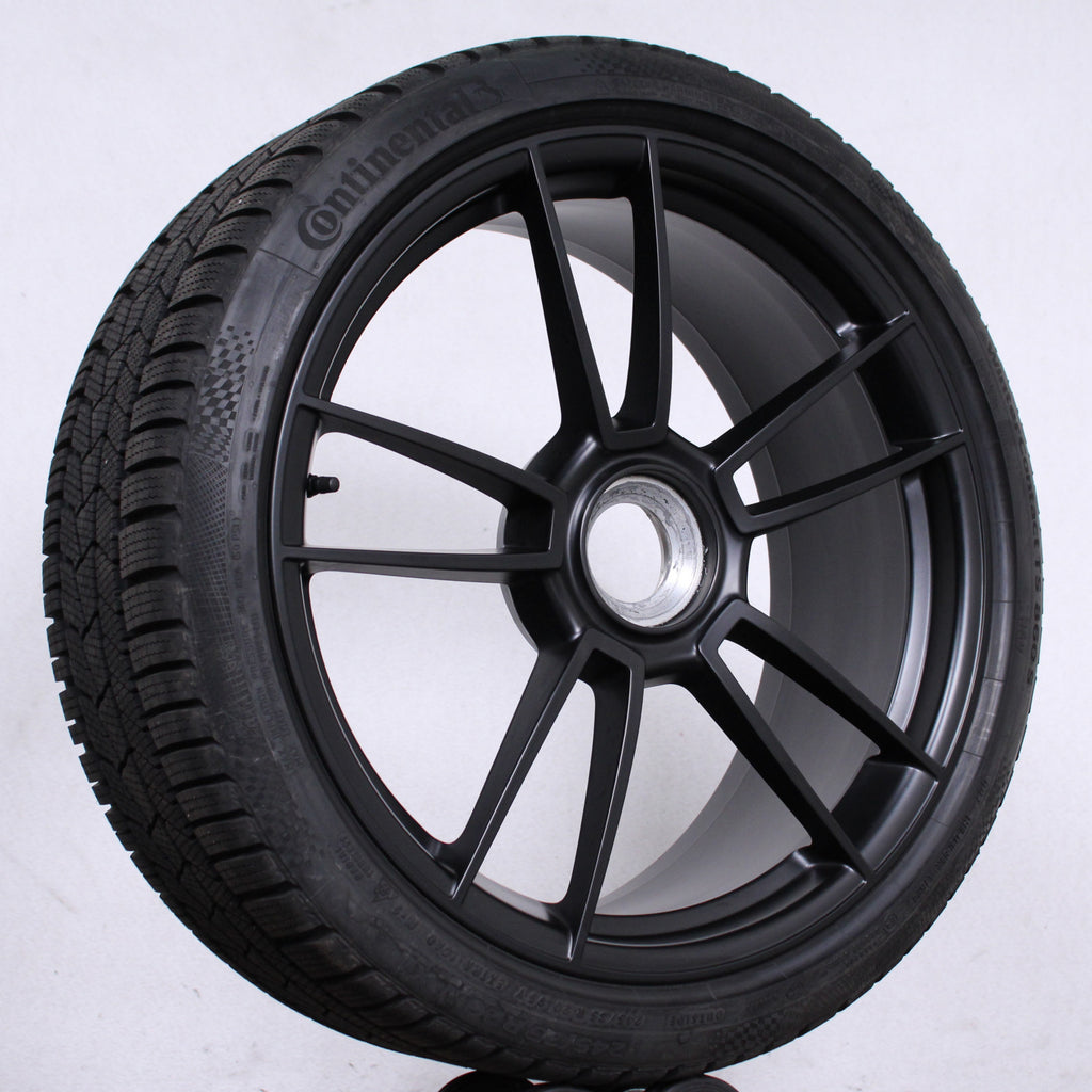 20 21 Zoll Original Porsche 911 992 Carerra GTS Zentralverschluss Alufelgen Winterreifen (ba55c)