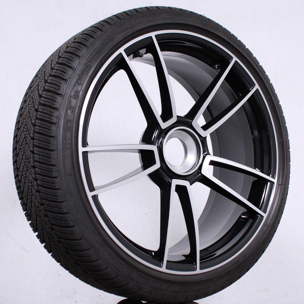 20 21 Zoll original Porsche 911 992 Turbo S Alufelgen Winterreifen (a7b29)