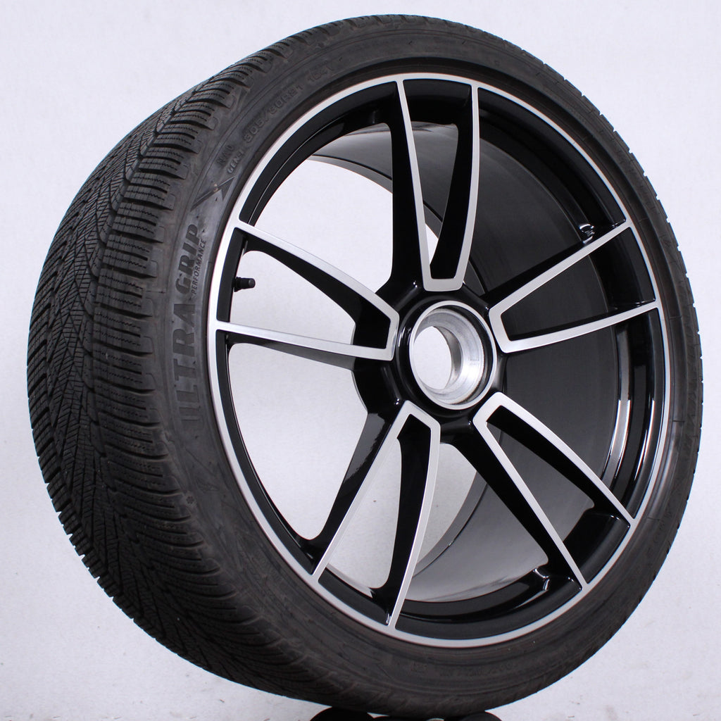 20 21 Zoll original Porsche 911 992 Turbo S Alufelgen Winterreifen (a7b29)
