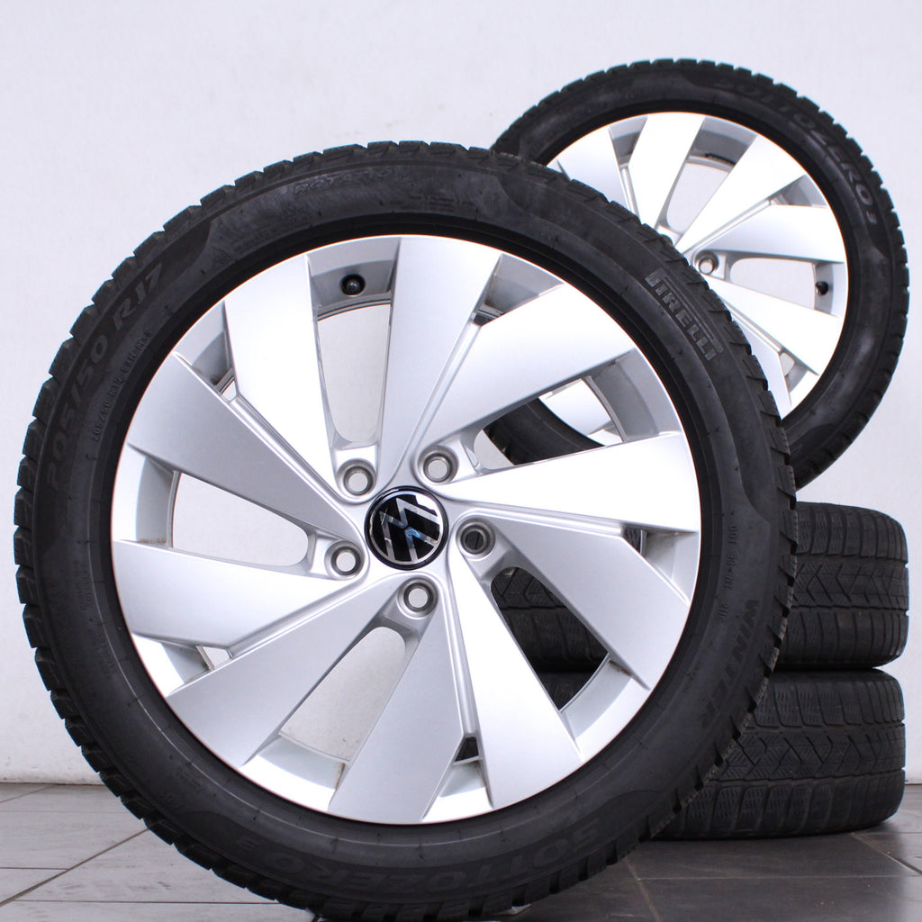 17 Zoll original VW Golf 8 VIII Belmont 5H0601025B Alufelgen Winterreifen (14245)