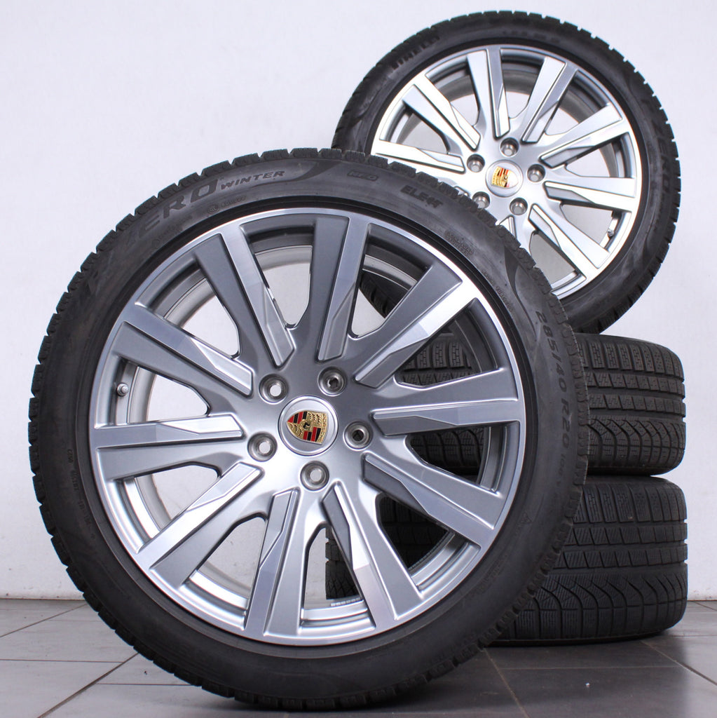 Original Porsche Taycan Turbo Tequipment 20 Zoll Alufelgen Winterreifen (015cd)