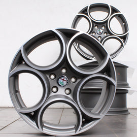 19 Zoll original Alfa Romeo Stelvio Type 949 156117309 Alufelgen 4 Stück (7fd16)