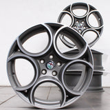 19 Zoll original Alfa Romeo Stelvio Type 949 156117309 Alufelgen 4 Stück (7fd16)
