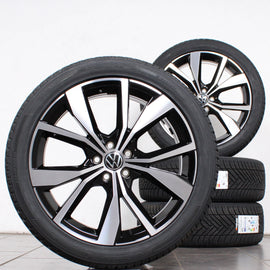 18 Zoll original VW T-Cross C11 Taigo 2G7601025F Alufelgen Ganzjahresreifen (d5f5e)
