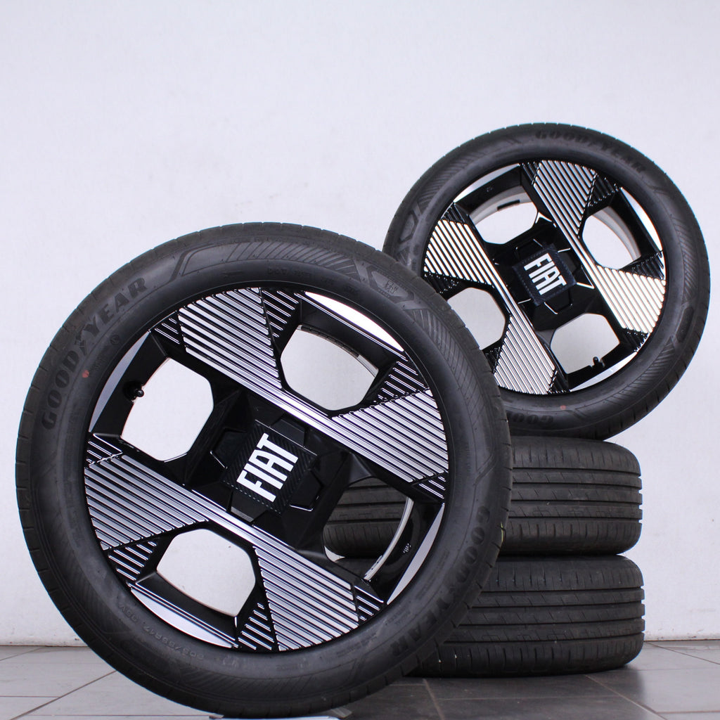 17 Zoll original Fiat Grande Panda 9860538680 Alufelgen Sommerreifen (3afd5)