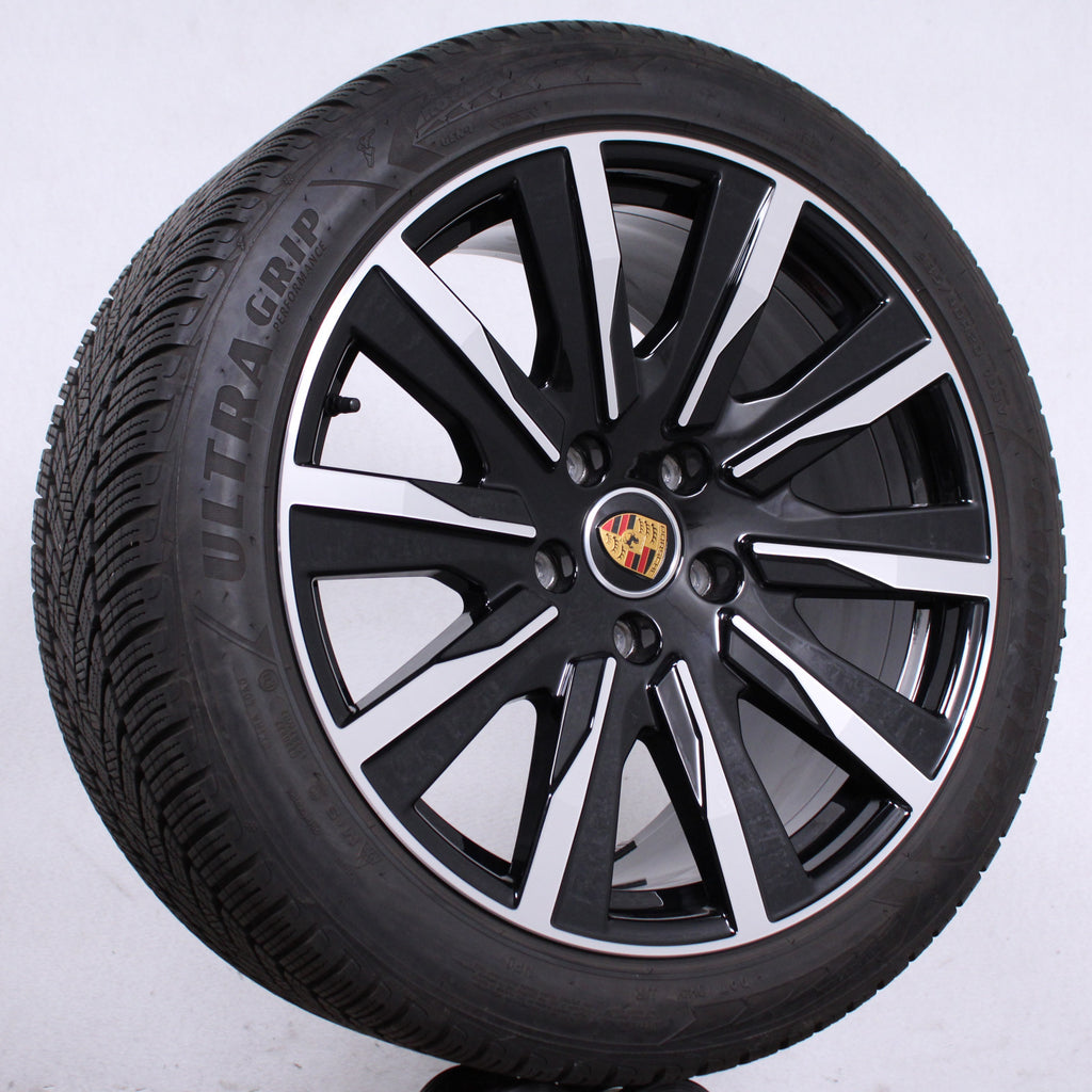 20 Zoll original Porsche Taycan Turbo Tequipment Alufelgen Winterreifen (098cd)