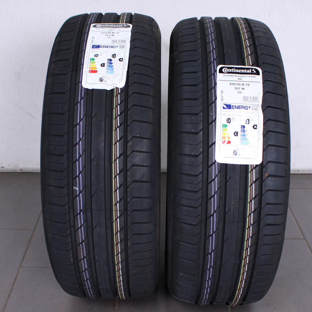 2x Continental ContiSportContact 5 SUV 235 55 R19 101W AO Sommerreifen (731f5)