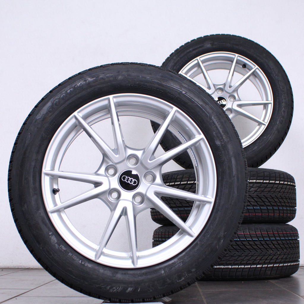 17 Zoll original Audi A5 B10 FU 8B3601025A Alufelgen Winterreifen (726c7)