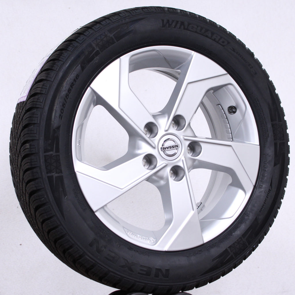 16 Zoll original Nissan Leaf II 124R-001684 Alufelgen  Winterreifen (7e366)