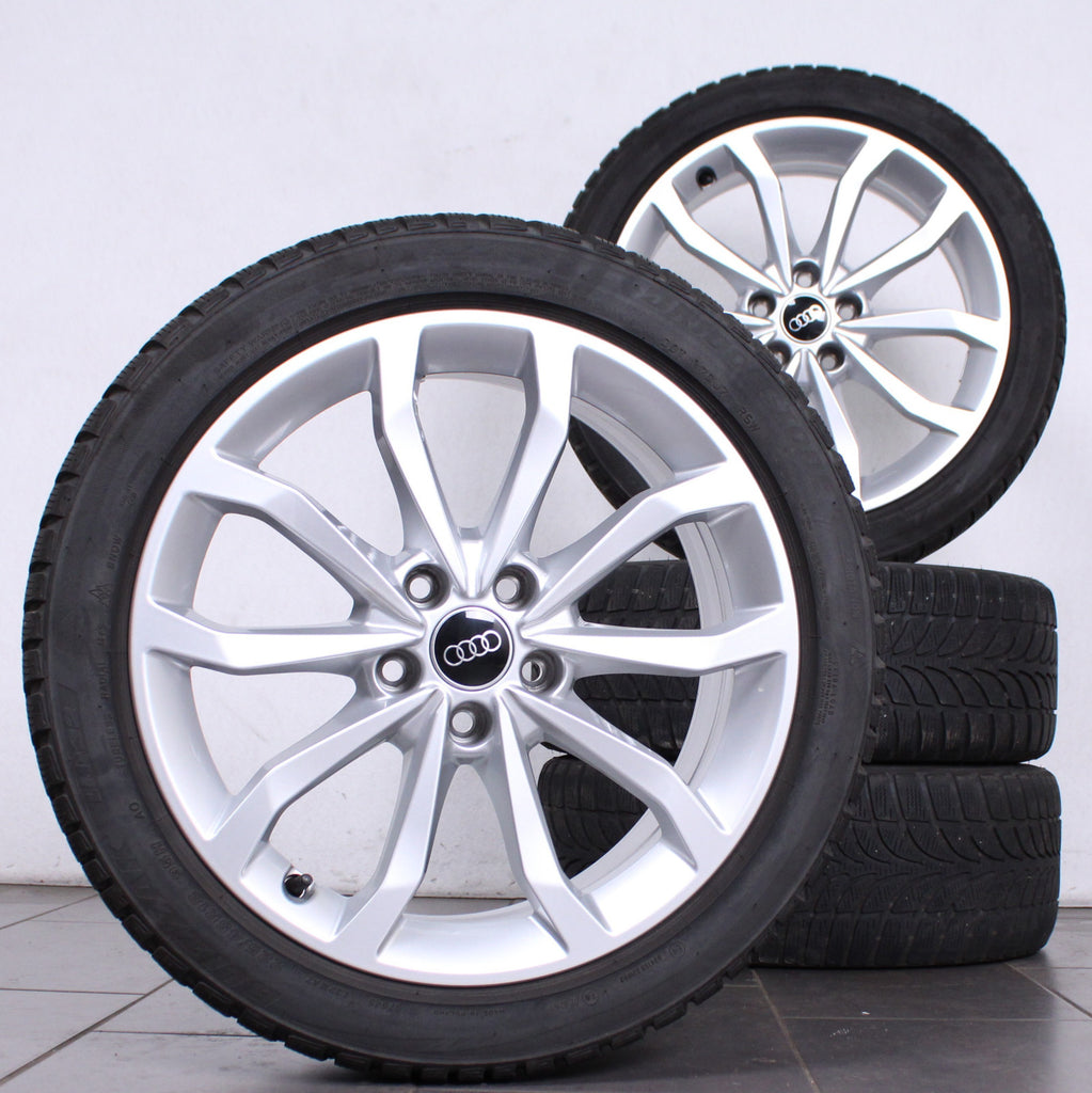 18 Zoll original Audi A4 S4 8W 8W0601025ED Alufelgen Winterreifen (683c3)