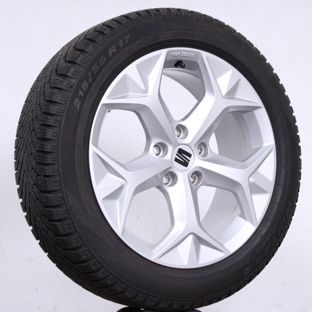 17 Zoll original Seat Ateca KH7 575071497H Alufelgen Winterreifen (d48f6)