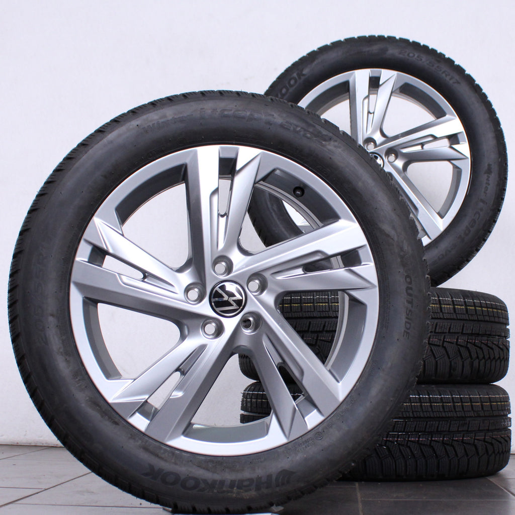 17 Zoll original VW T-Cross C11 VW Taigo 2G7601025E Alufelgen Winterreifen (207ac)