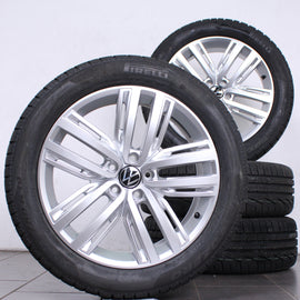 19 Zoll Original VW Tiguan II AD1 Allspace 5NA601025N Alufelgen Winterreifen (6c8ac)