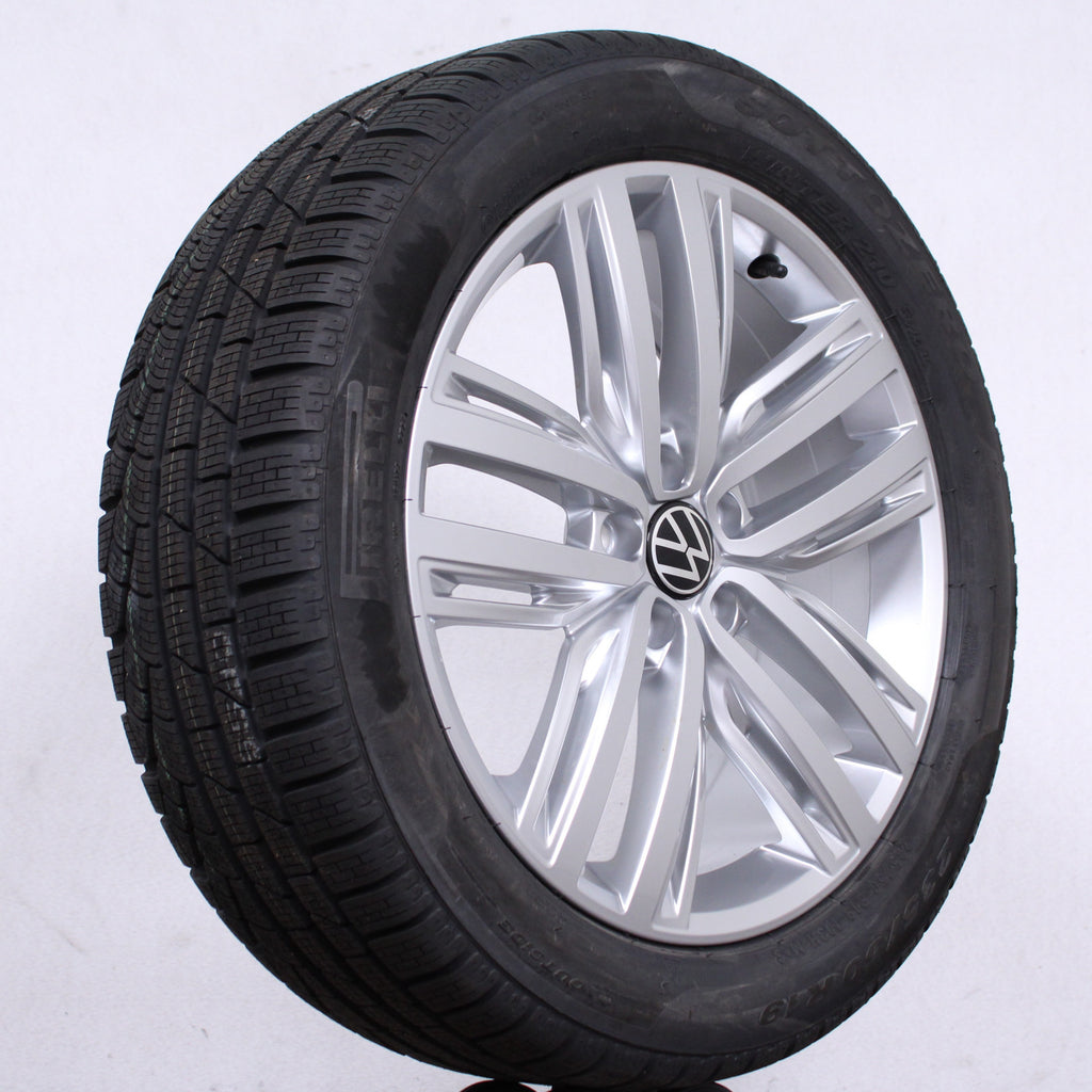 19 Zoll Original VW Tiguan II AD1 Allspace 5NA601025N Alufelgen Winterreifen (85c39)