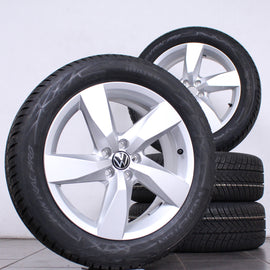 17 Zoll original VW T-Cross C11 Taigo 2GM601025A Alufelgen Winterreifen (22e67)