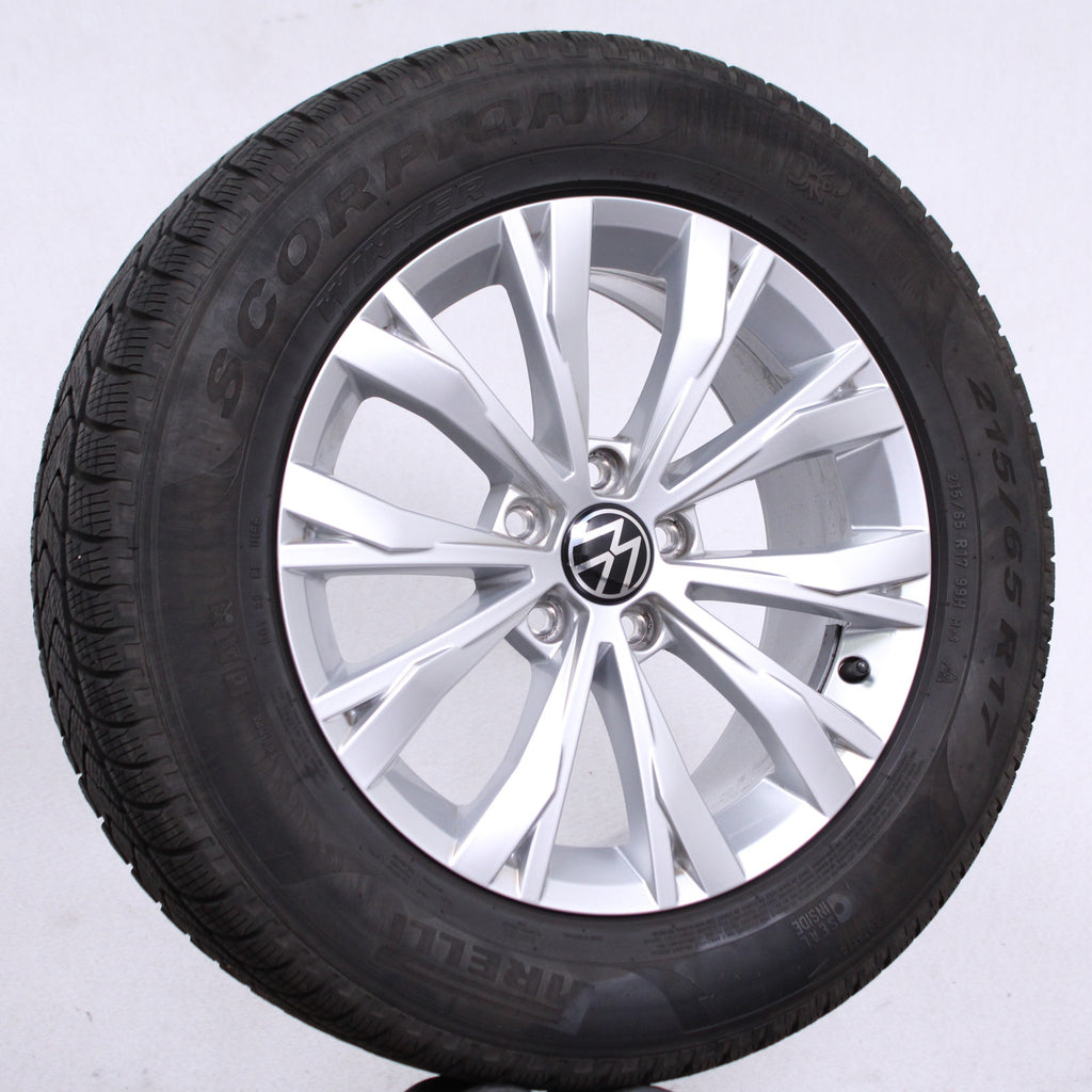 17 Zoll original VW Tiguan ll Allspace 5NA 5NA601025 Alufelgen Winterreifen (2c40c)