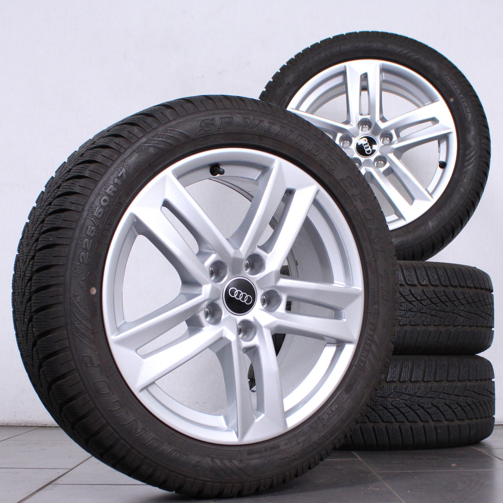 17 Zoll original Audi A4 S4 8W B9 8W0601025P Alufelgen Winterreifen (5dd56)