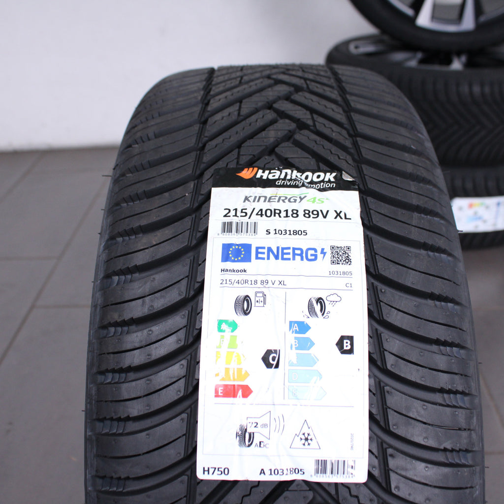 18 Zoll original Audi A1 GB 82A071498 Pilleus Alufelgen Ganzjahresreifen (59957)